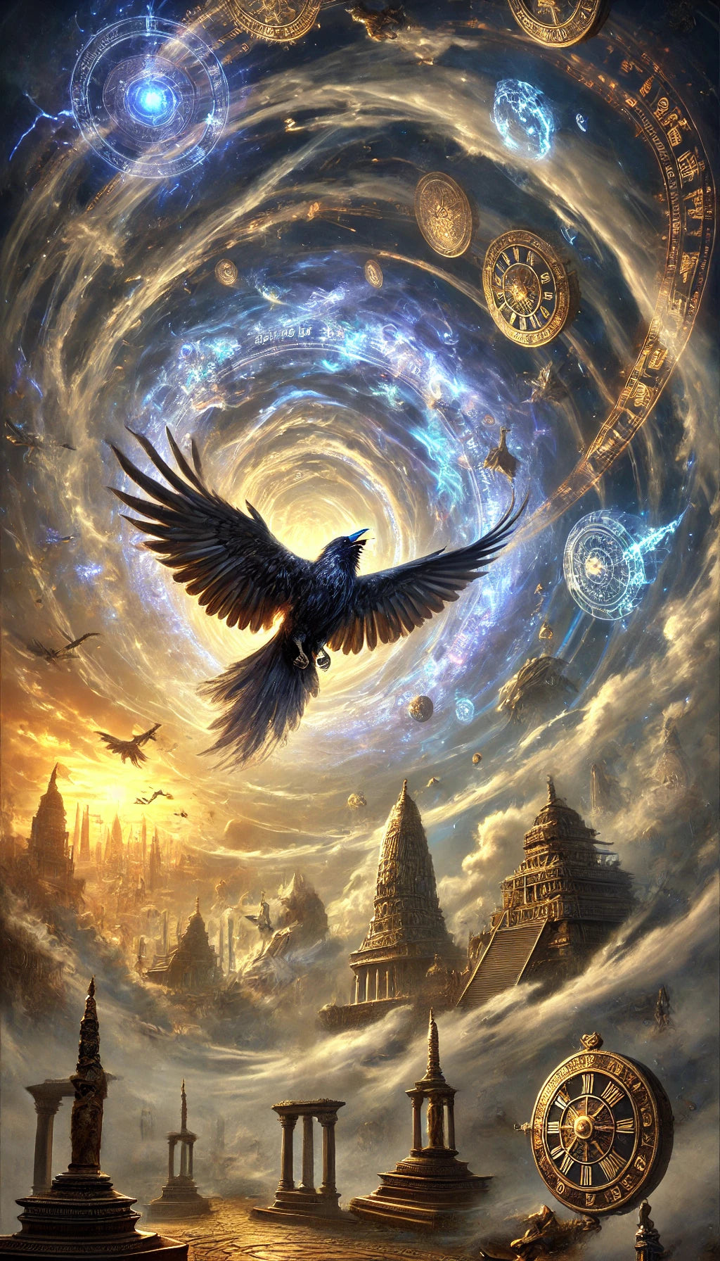 "The Crow Beyond Time"